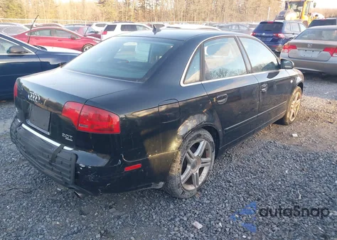 2007 Audi A4 2.0T from USA, damaged, VIN WAUDF78E37A093400